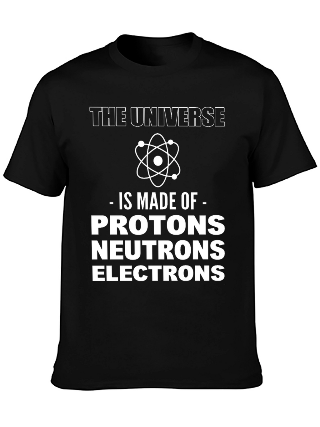 Universe Made Of T-Shirt Science Tee Black