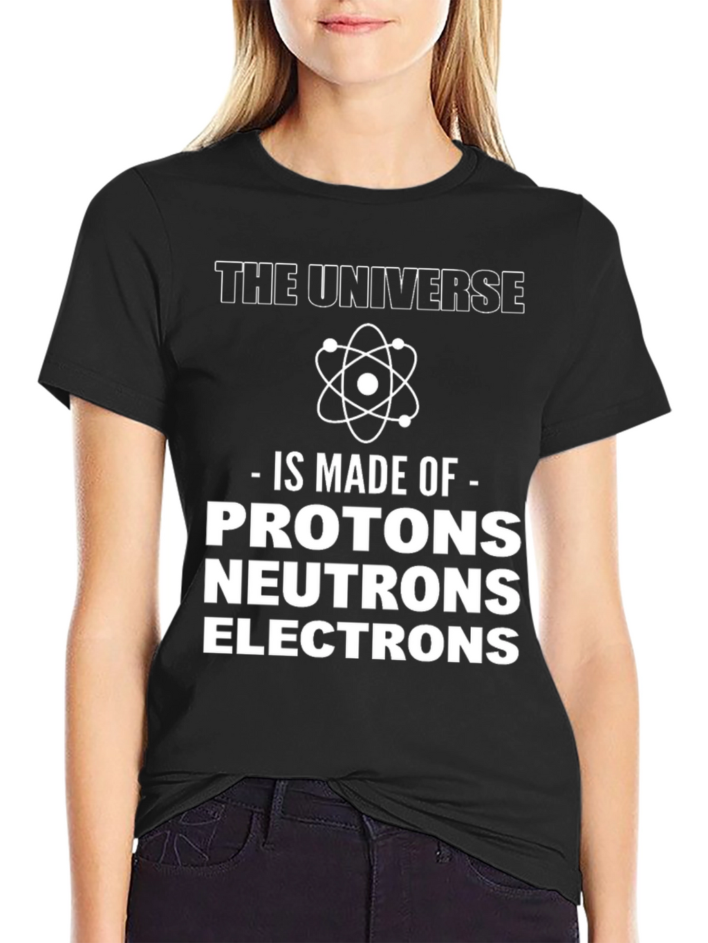 Universe Made Of T-Shirt Science Tee Black