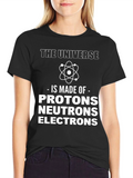 Universe Made Of T-Shirt Science Tee Black