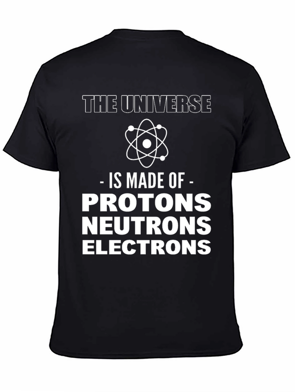 Universe Made Of T-Shirt Science Tee Black