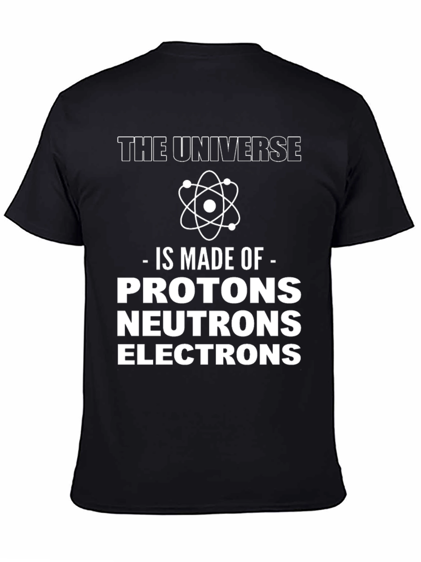 Universe Made Of T-Shirt Science Tee Black