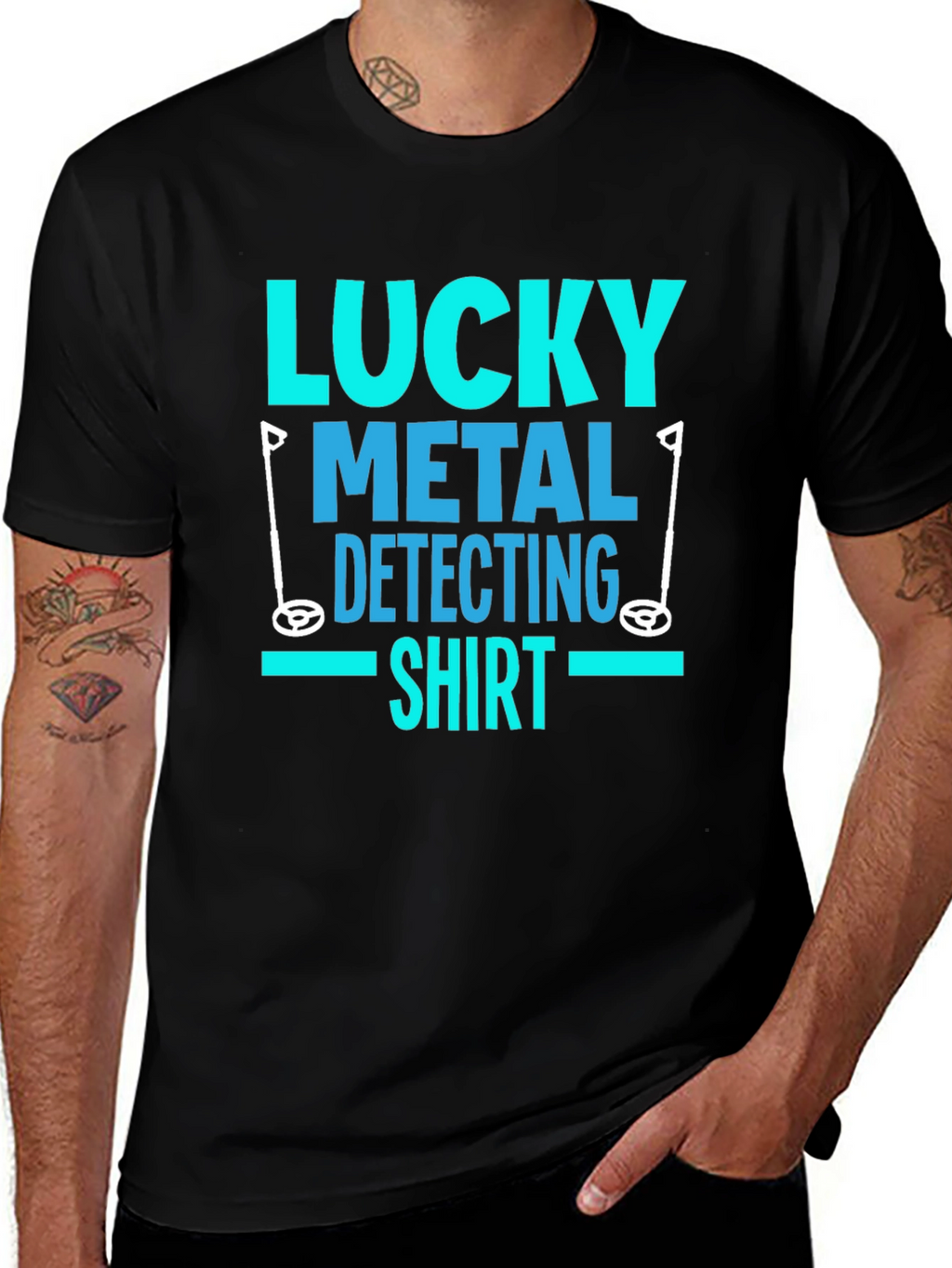 Lucky Metal Detecting Shirt - Hobby T-Shirt