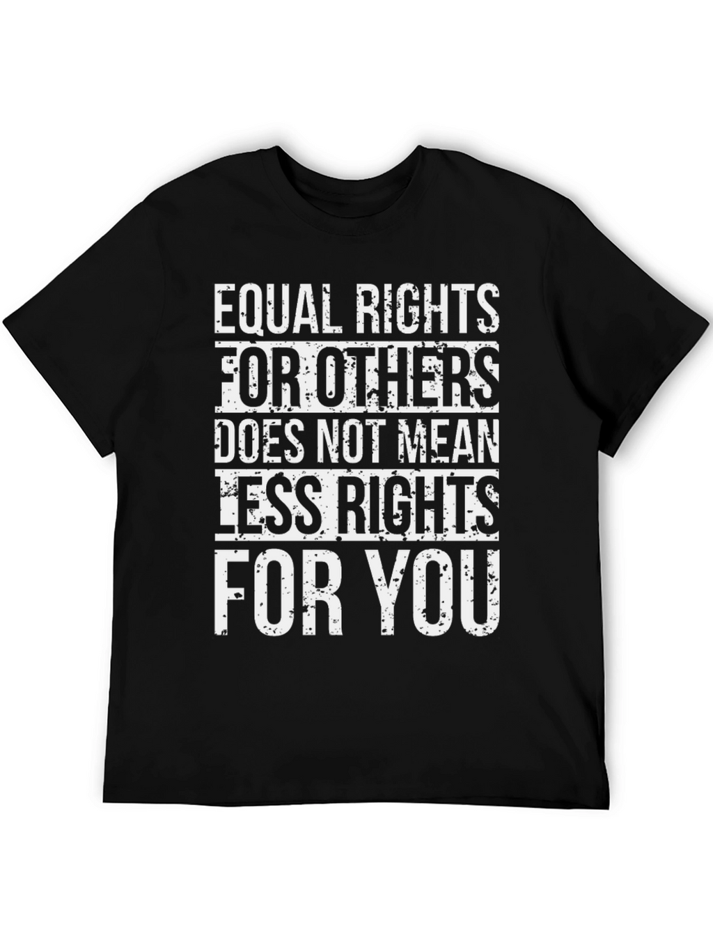 Equal Rights Graphic T-Shirt - Black