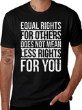 Equal Rights Graphic T-Shirt - Black