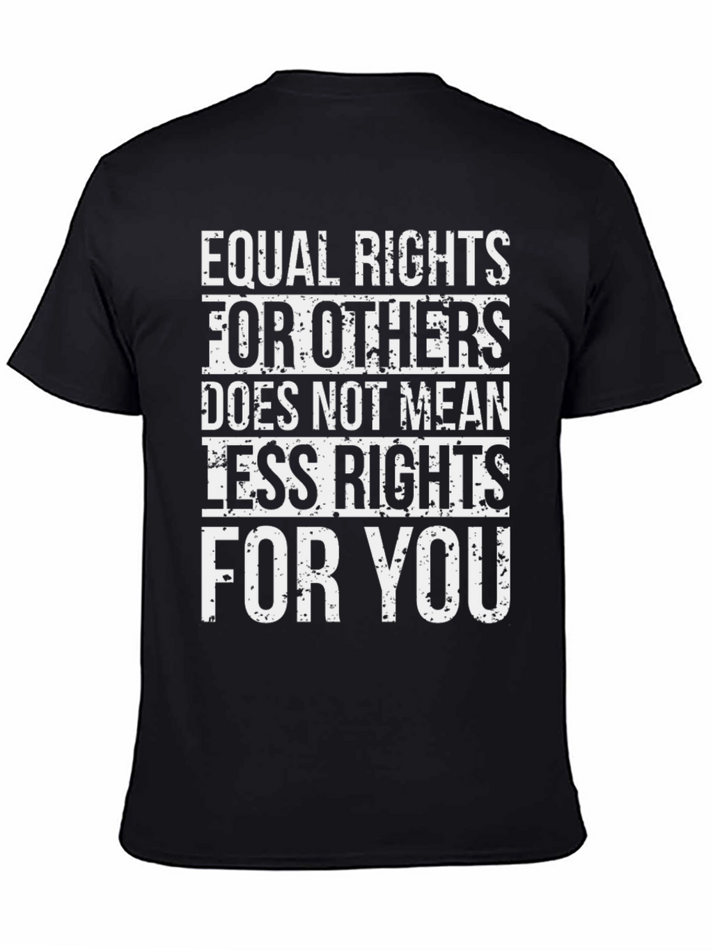 Equal Rights Graphic T-Shirt - Black