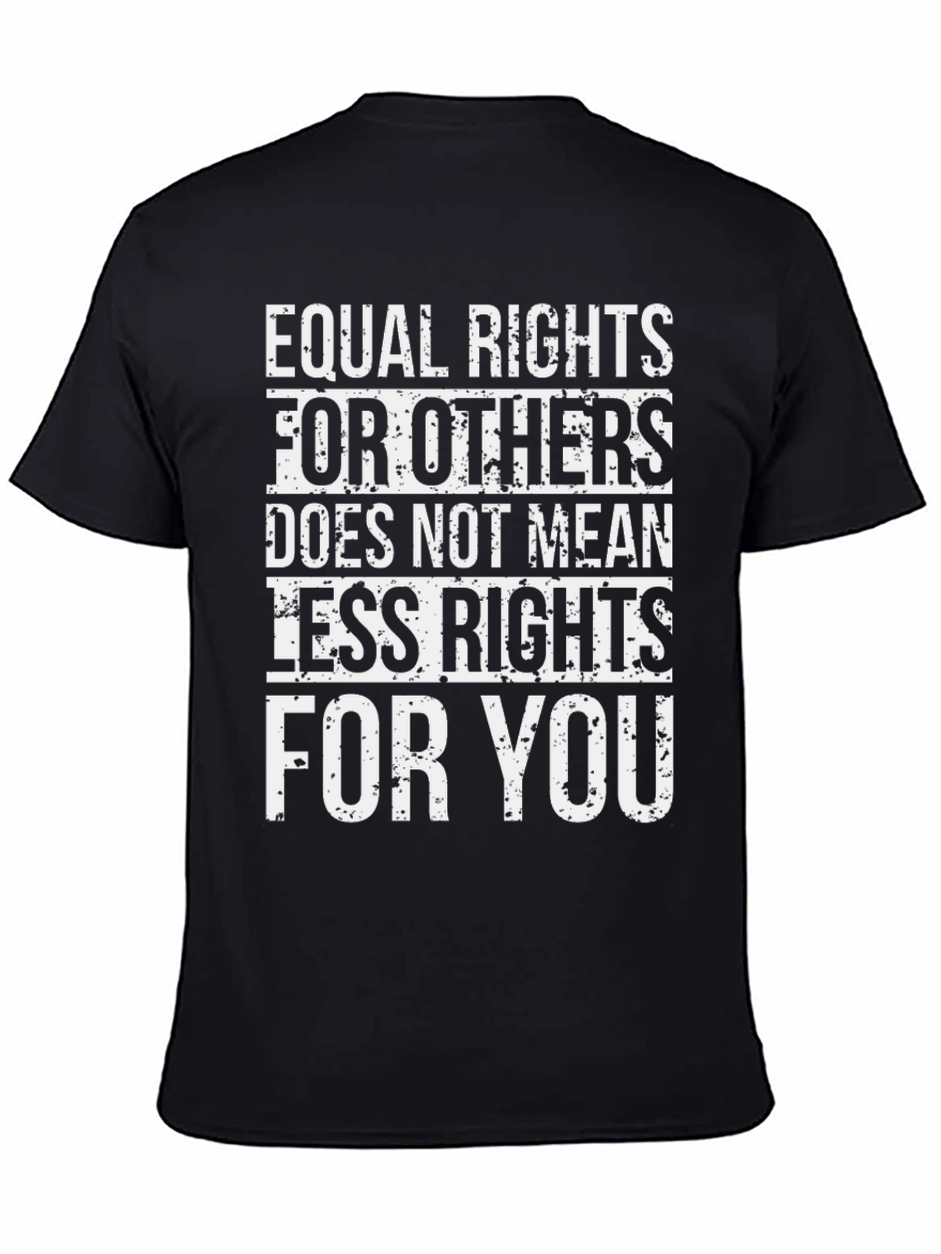 Equal Rights Graphic T-Shirt - Black