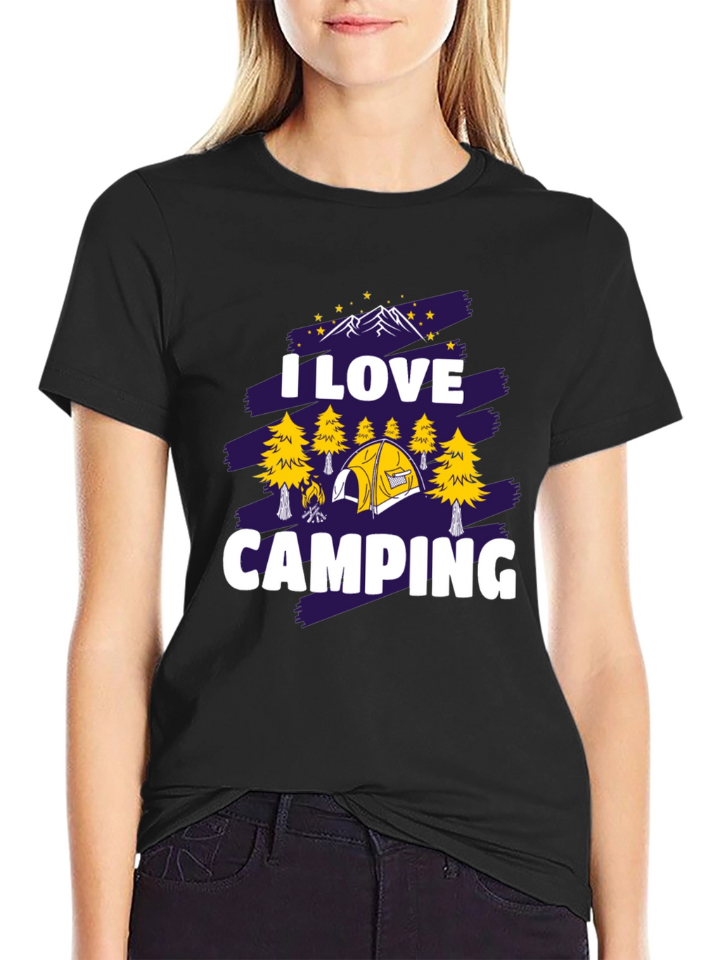 I Love Camping Graphic Tee