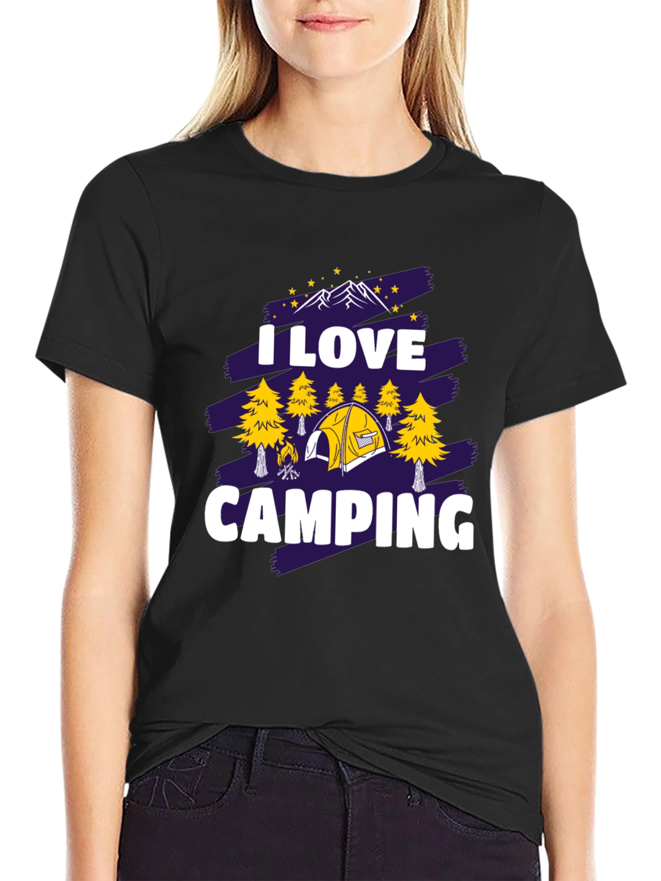 I Love Camping Graphic Tee