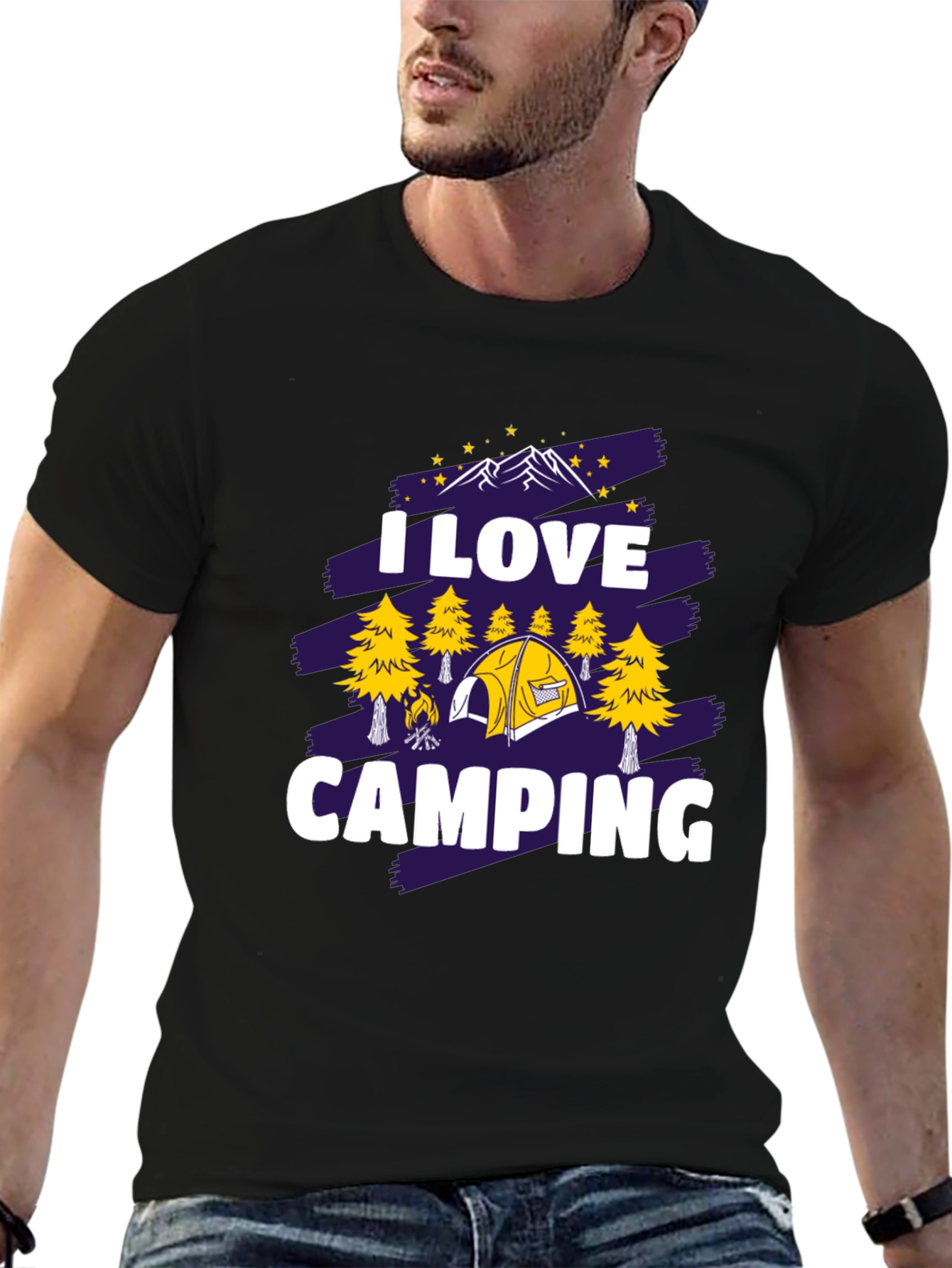 I Love Camping Graphic Tee