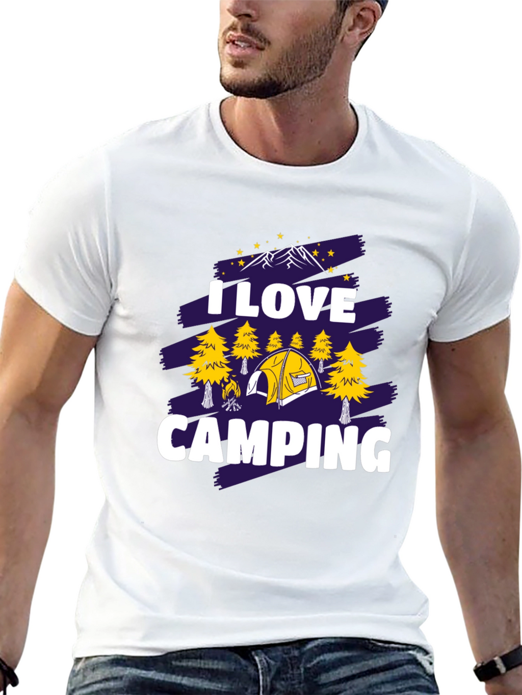 I Love Camping Graphic Tee