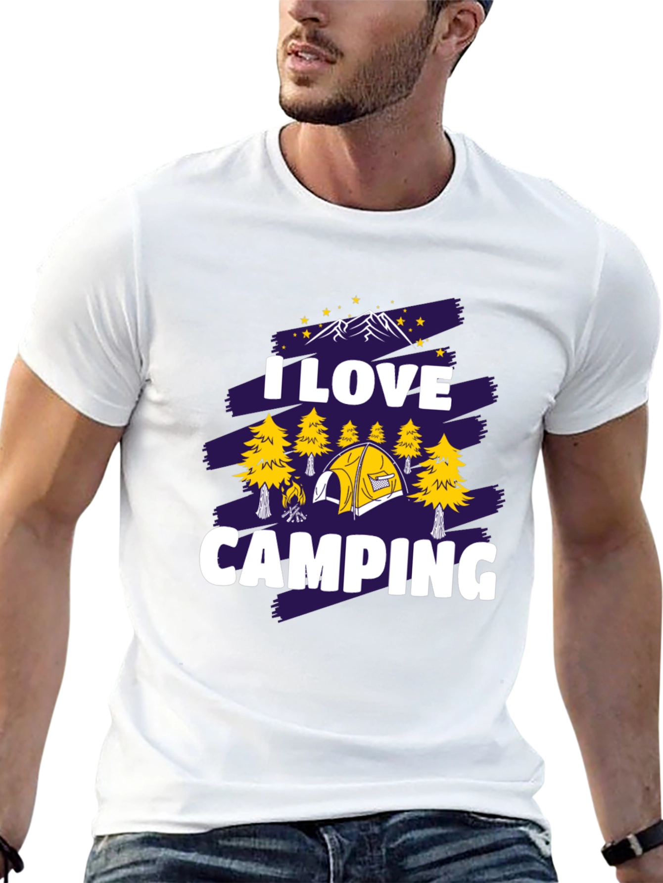 I Love Camping Graphic Tee
