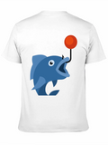 Funny Fish Hook Black T-Shirt