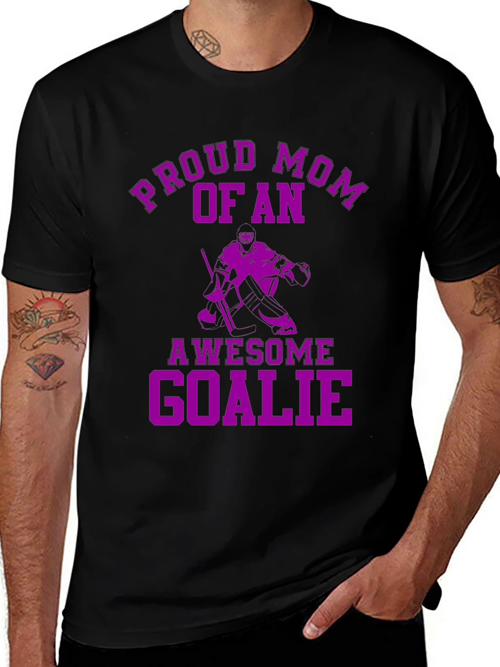 Proud Mom of an Awesome Goalie T-Shirt