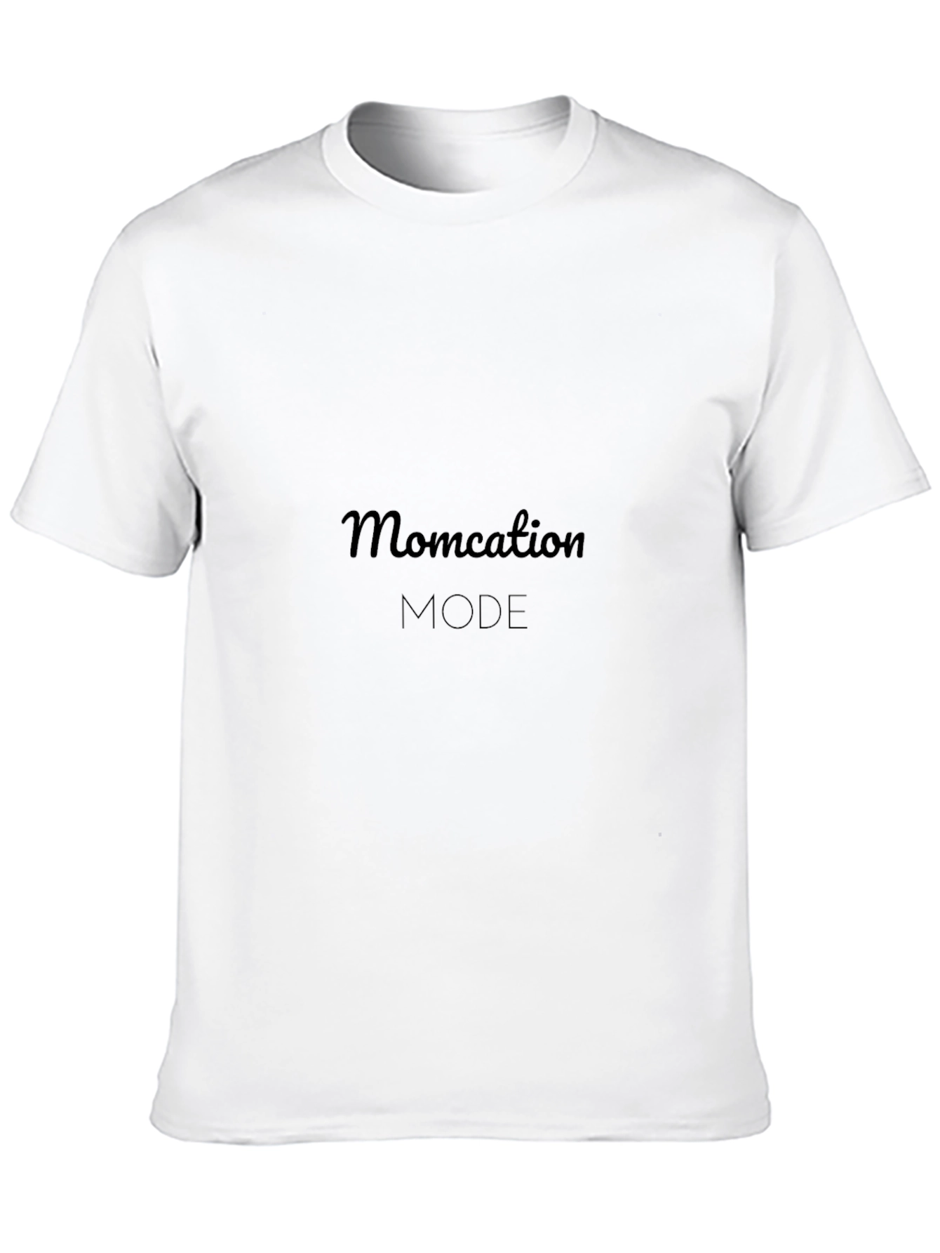 Momcation Mode Graphic Tee - Black