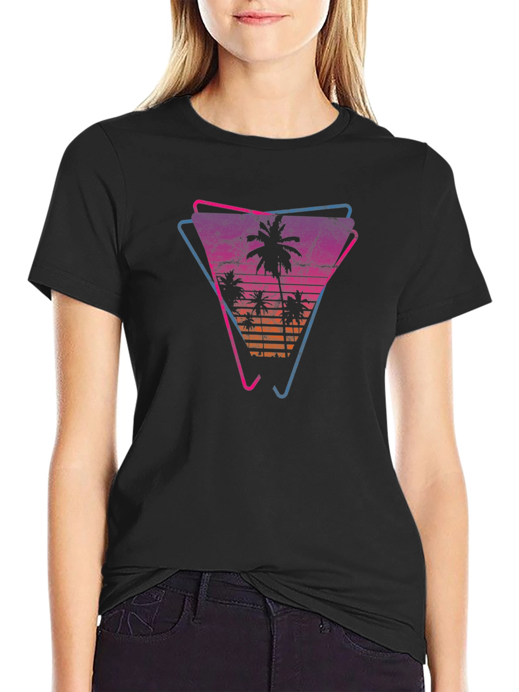 Retro Palm Sunset T-Shirt