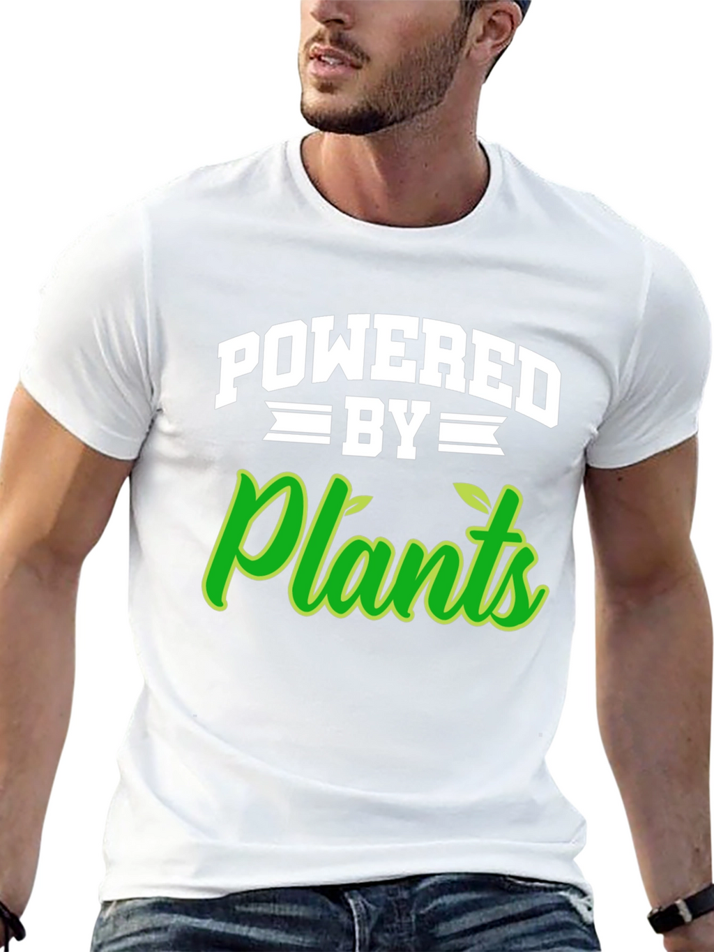Powered by Plants Black T-Shirt