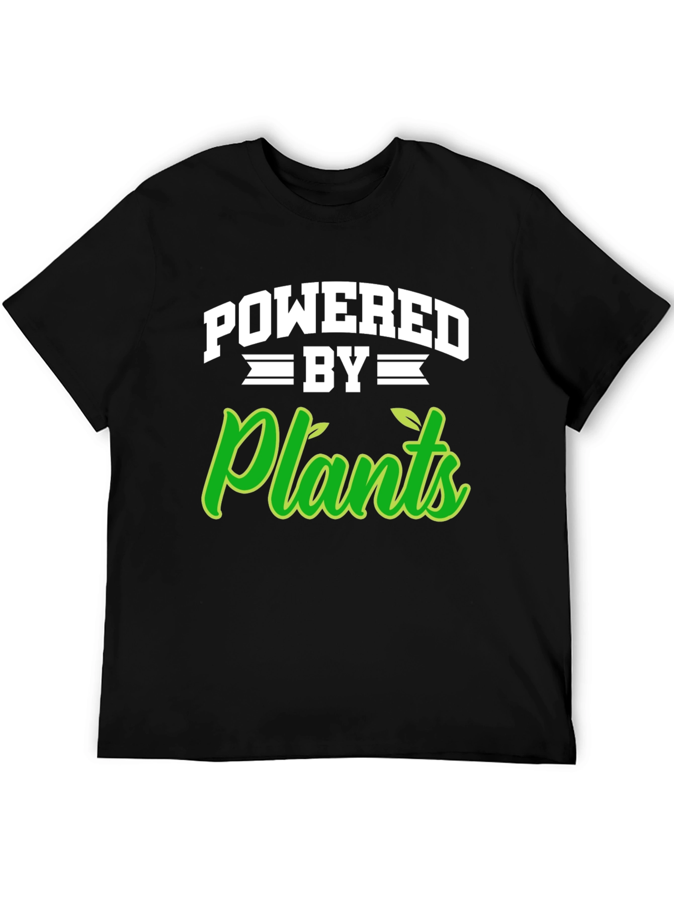 Powered by Plants Black T-Shirt