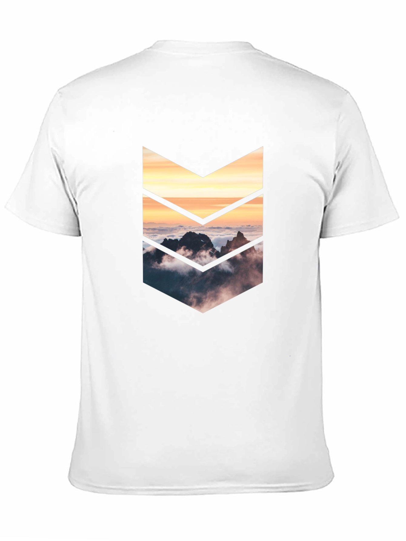 Mountains Arrow Graphic Tee - Black