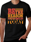 Inspirational Graphic Tee - Be The Reason Someone Smiles