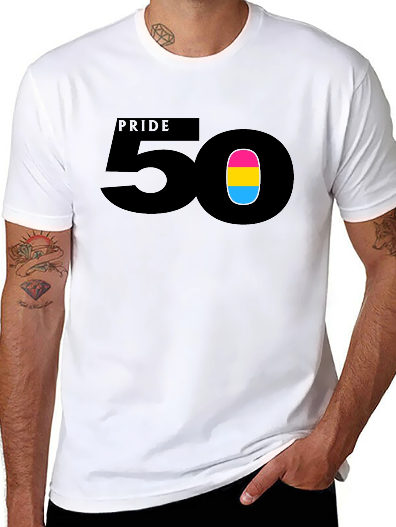 Pride 50 T-Shirt - Pansexual Pride
