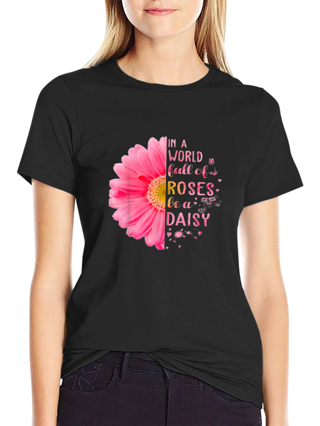 Be a Daisy T-Shirt - Floral Design