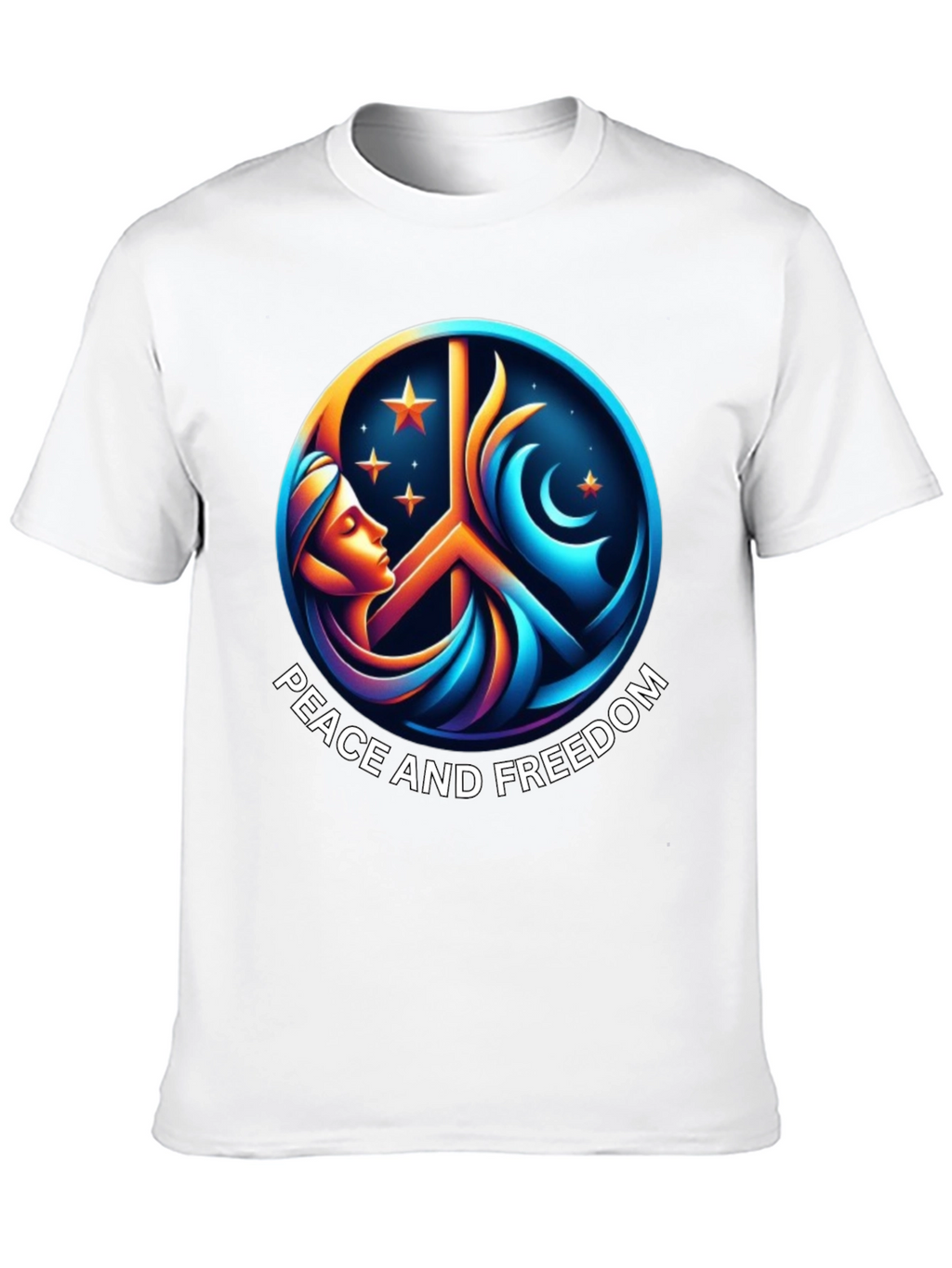 Peace and Freedom Graphic T-Shirt