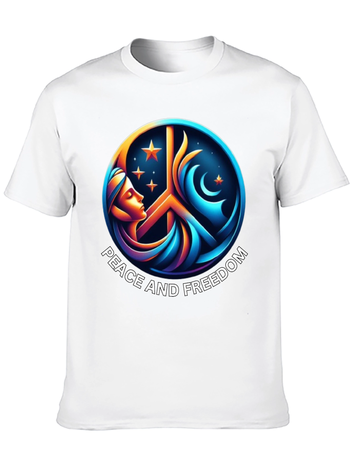 Peace and Freedom Graphic T-Shirt