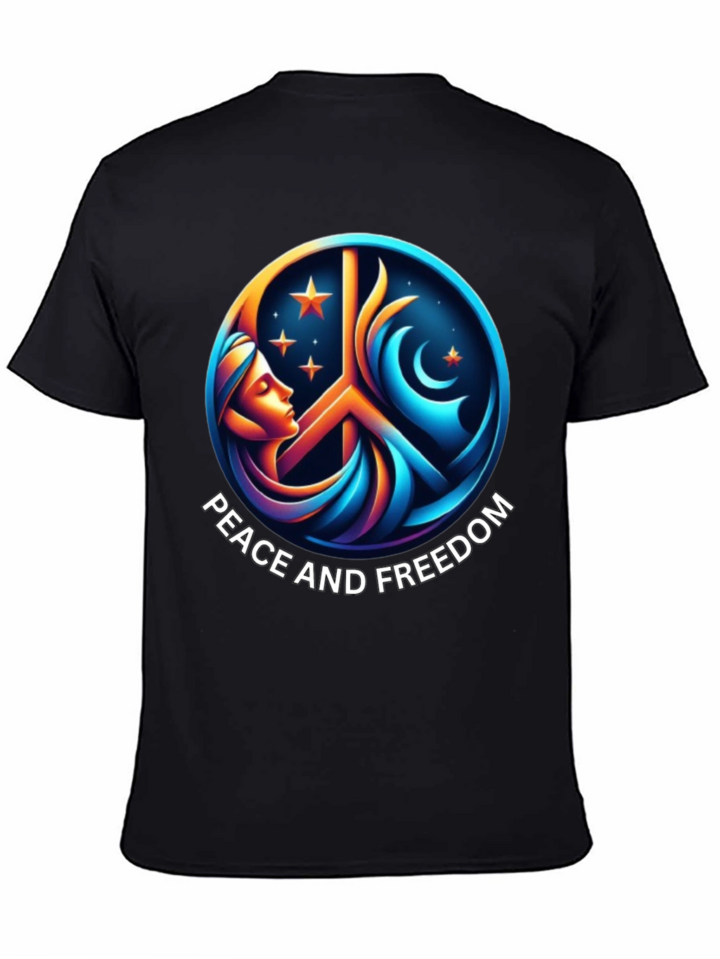 Peace and Freedom Graphic T-Shirt