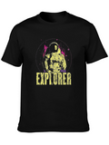 Explorer Graphic T-Shirt - Space Astronaut Design