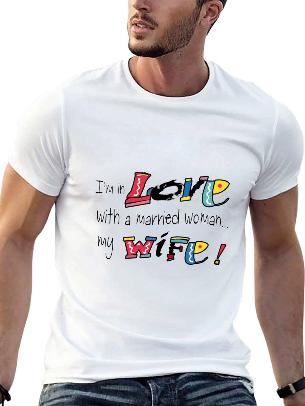 Husbands Love Tee - Married Woman Wife Graphic