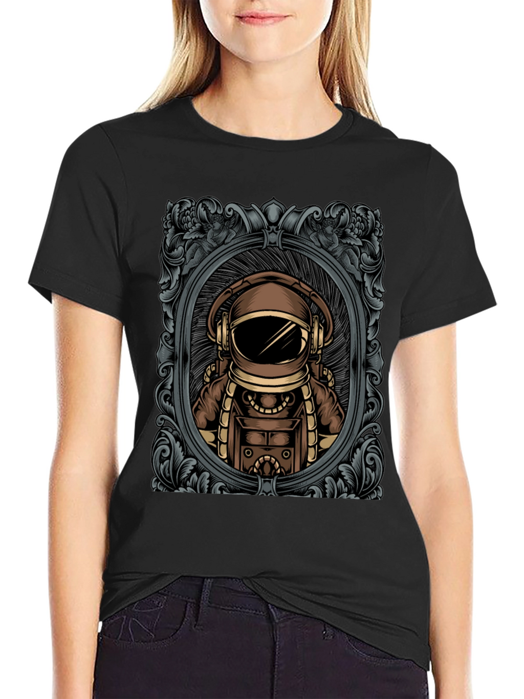 Retro Astronaut Graphic T-Shirt