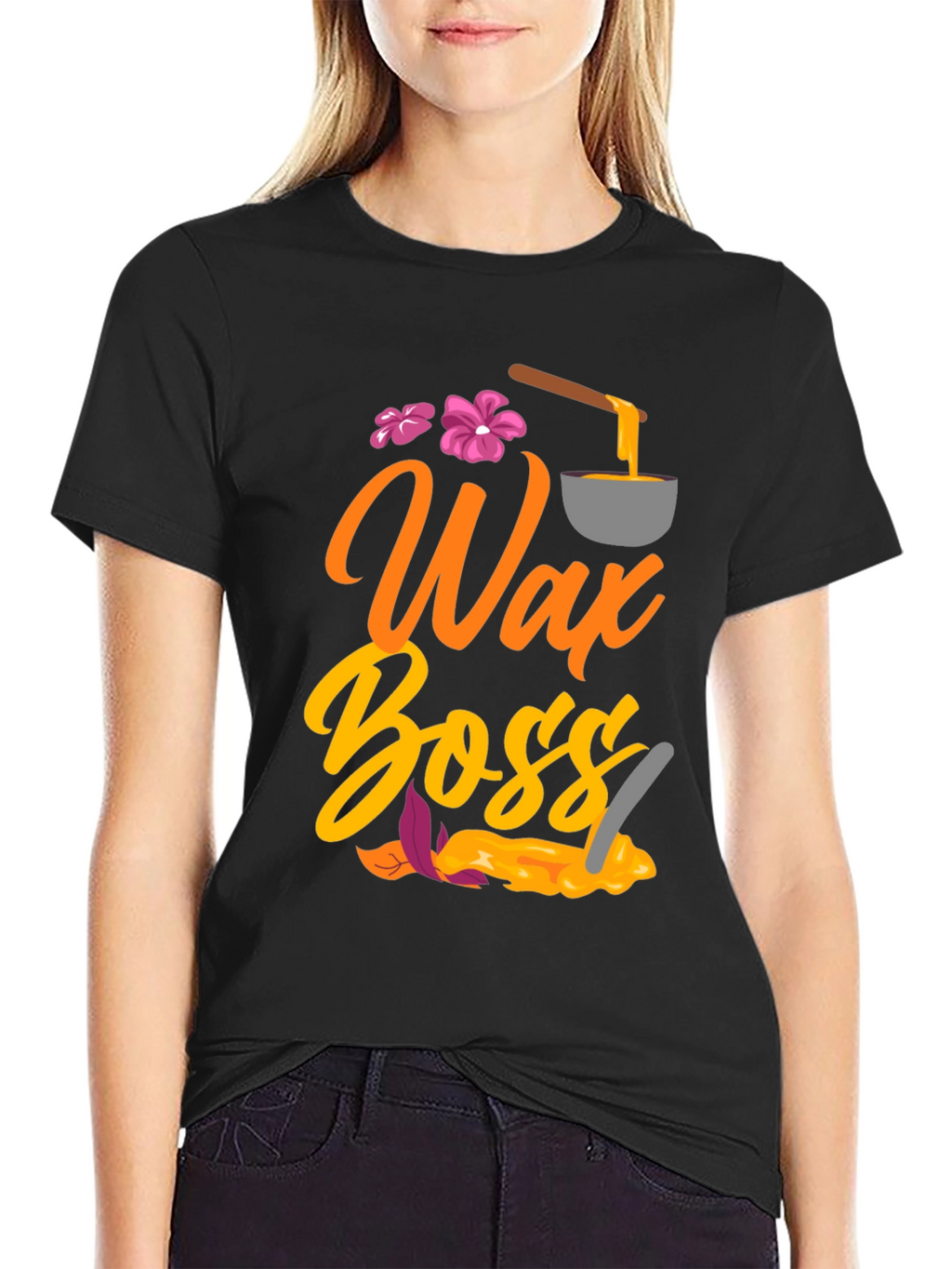 Wax Boss Graphic Tee Esthetician Shirt