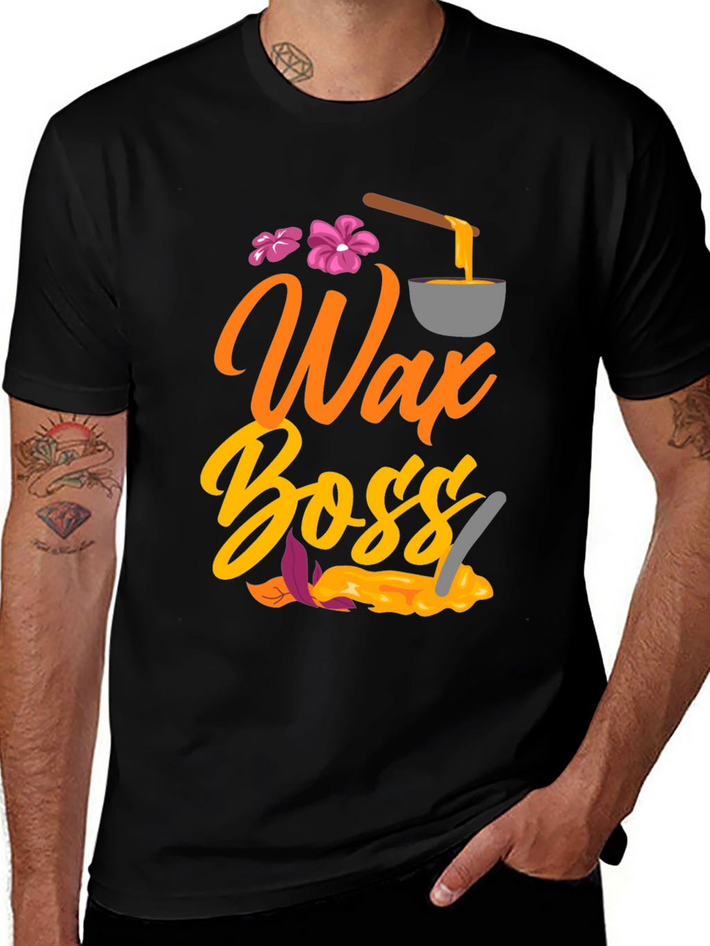 Wax Boss Graphic Tee Esthetician Shirt