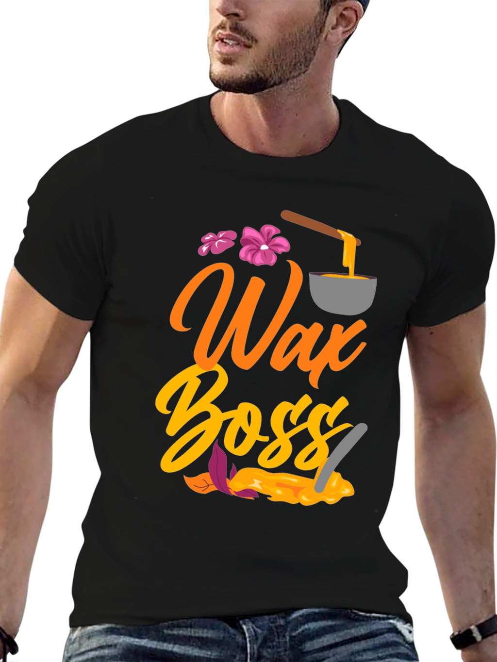 Wax Boss Graphic Tee Esthetician Shirt