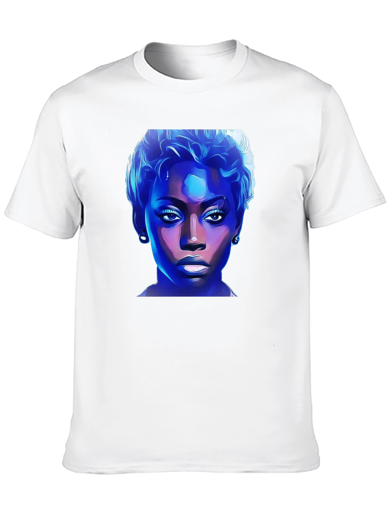 Black T-Shirt with Bold Graphic Print