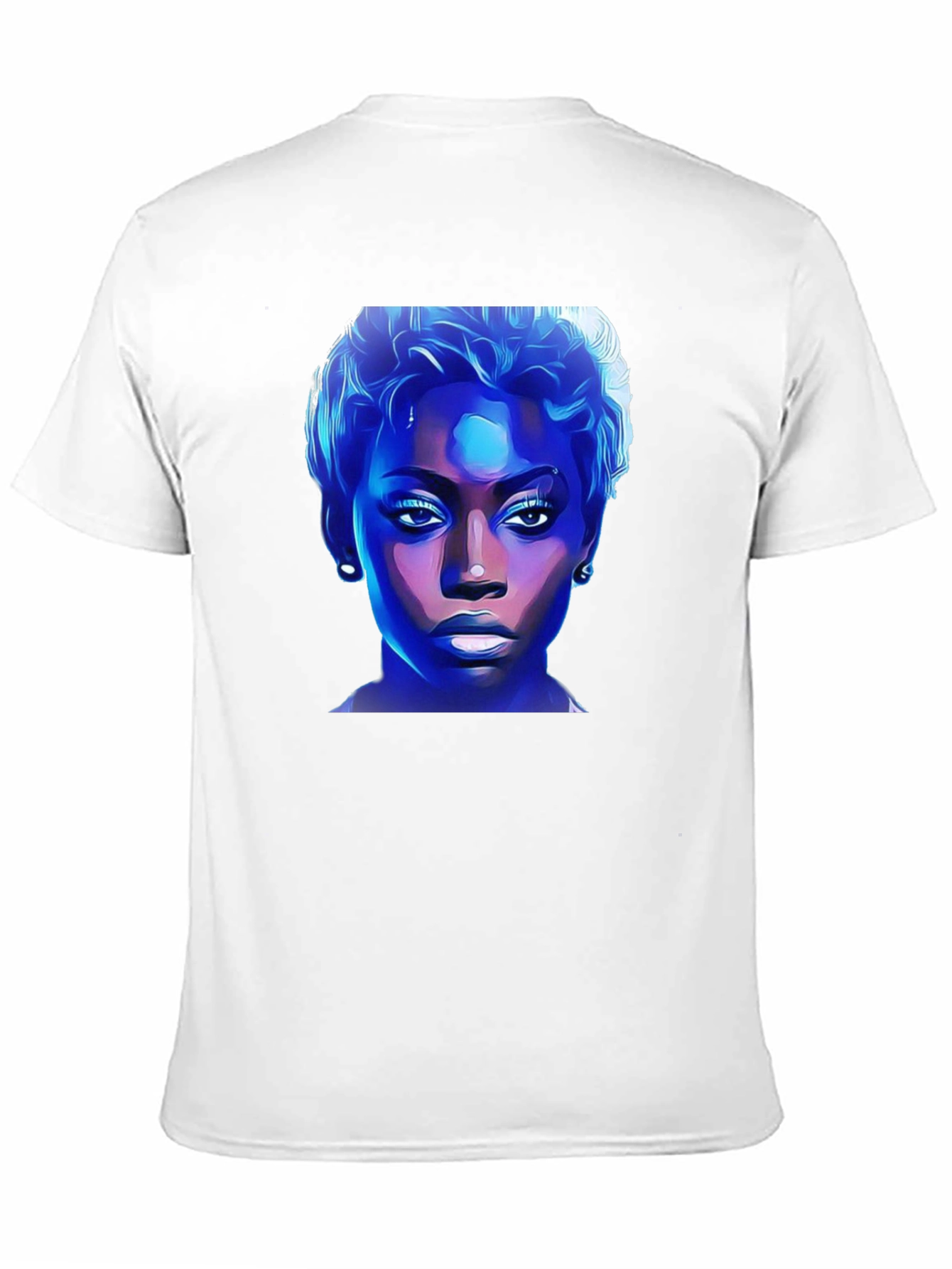 Black T-Shirt with Bold Graphic Print