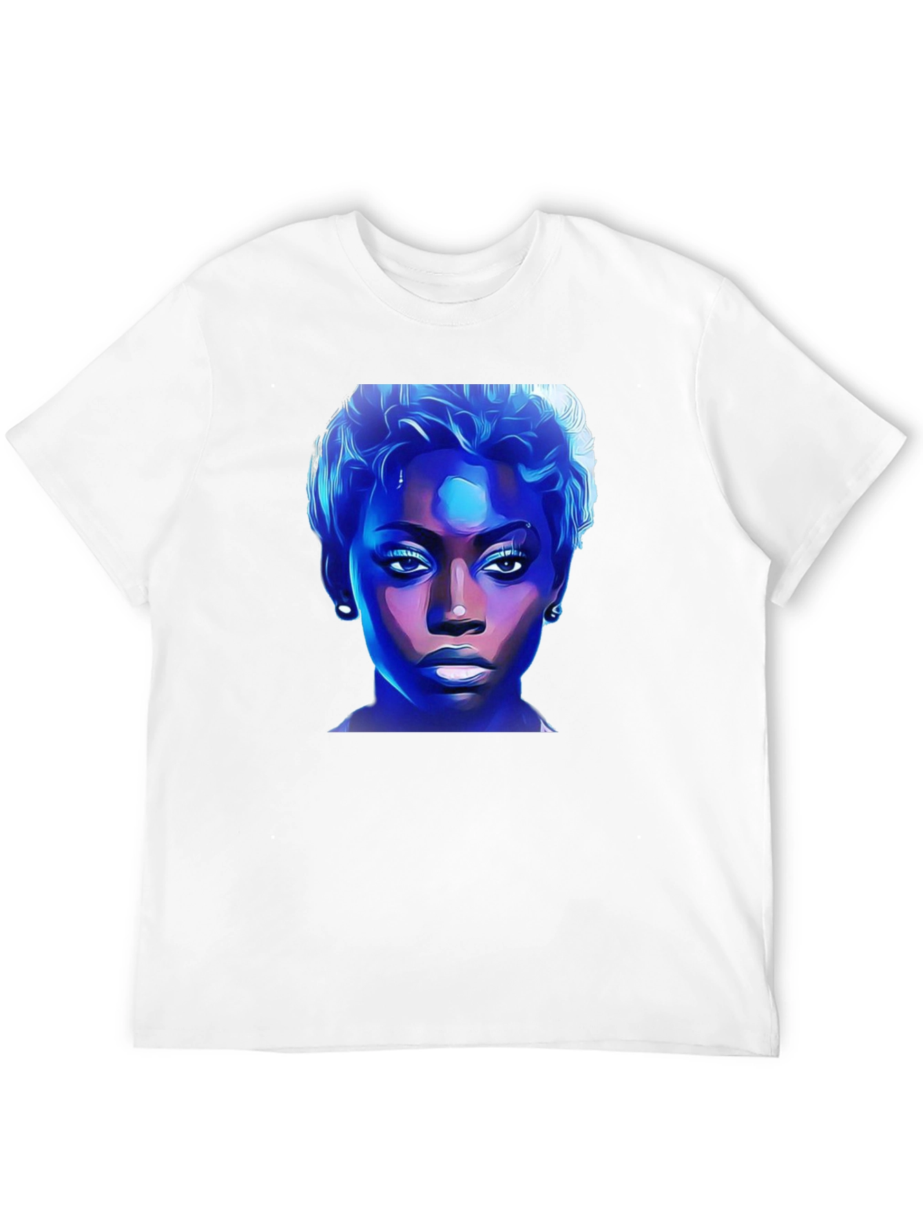 Black T-Shirt with Bold Graphic Print