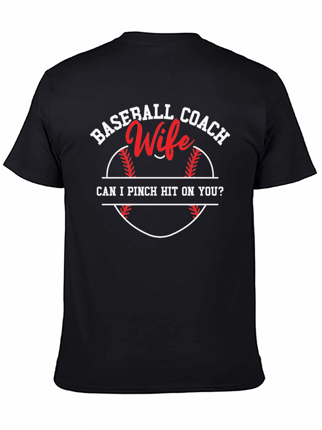 Baseball Coach Wife Graphic T-Shirt