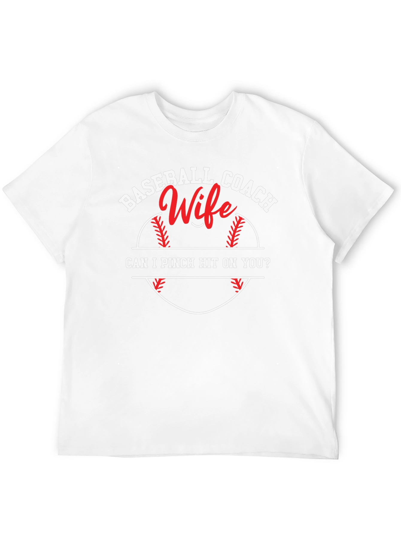 Baseball Coach Wife Graphic T-Shirt