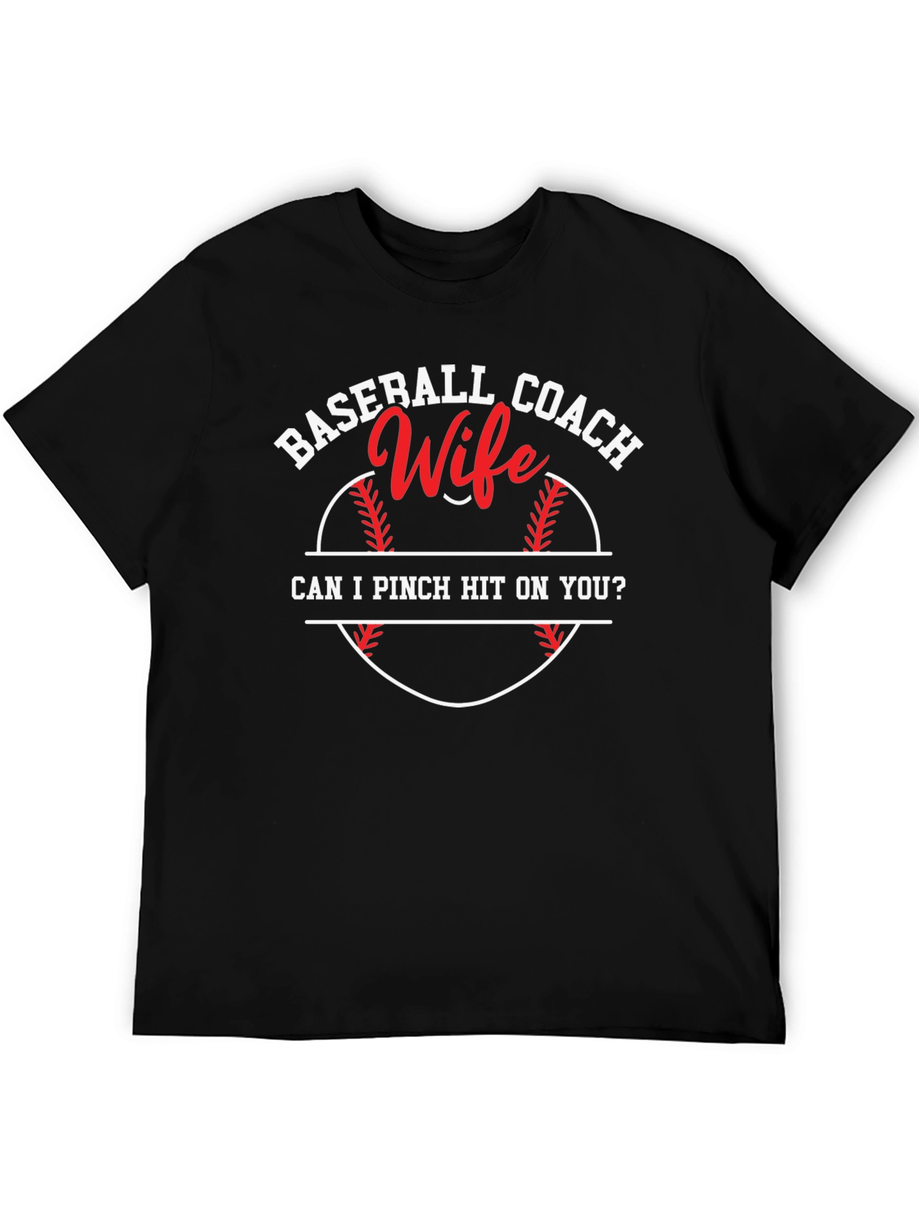 Baseball Coach Wife Graphic T-Shirt