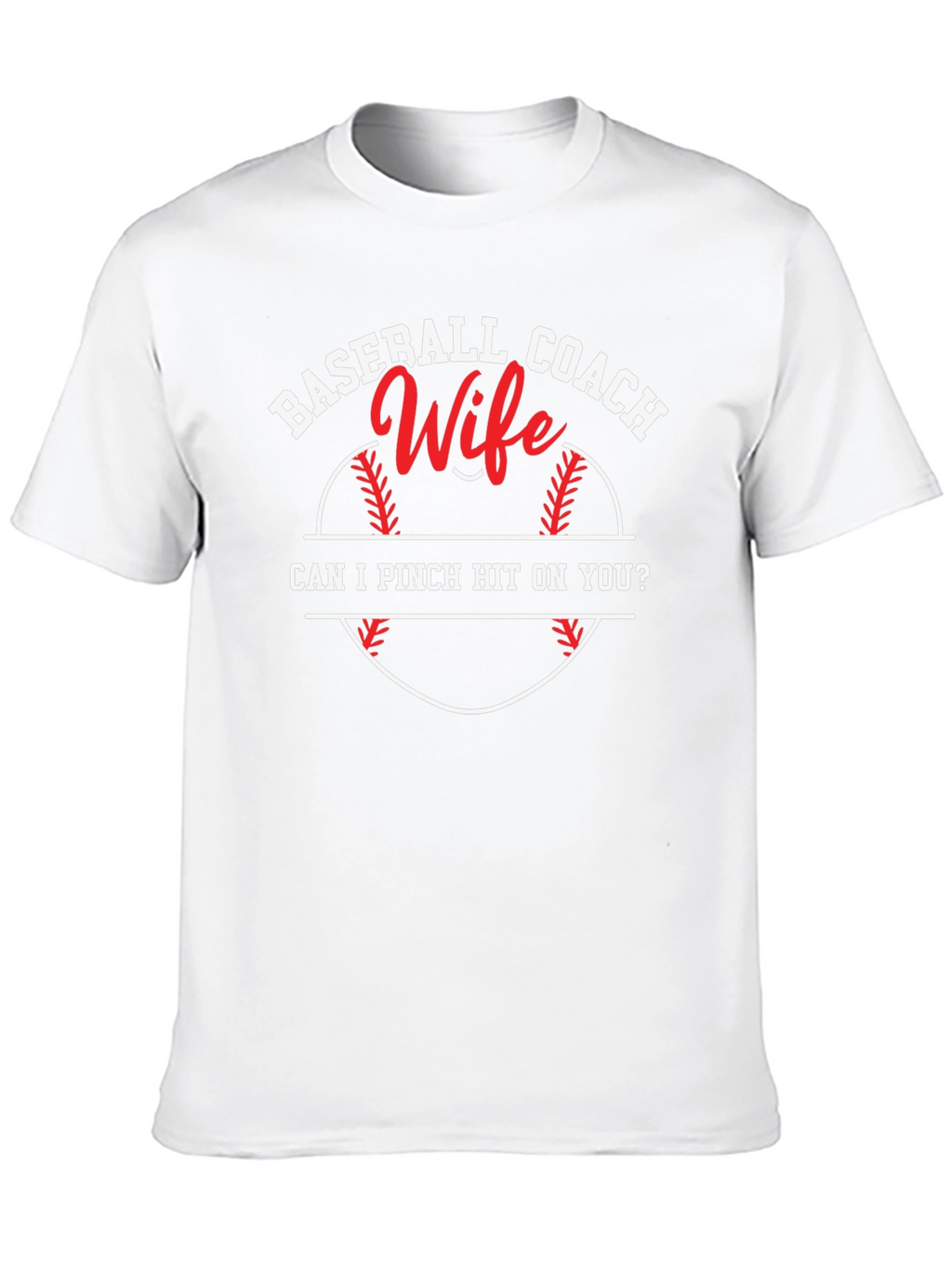 Baseball Coach Wife Graphic T-Shirt