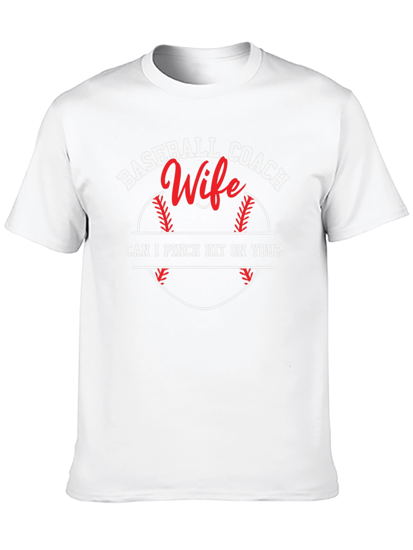 Baseball Coach Wife Graphic T-Shirt