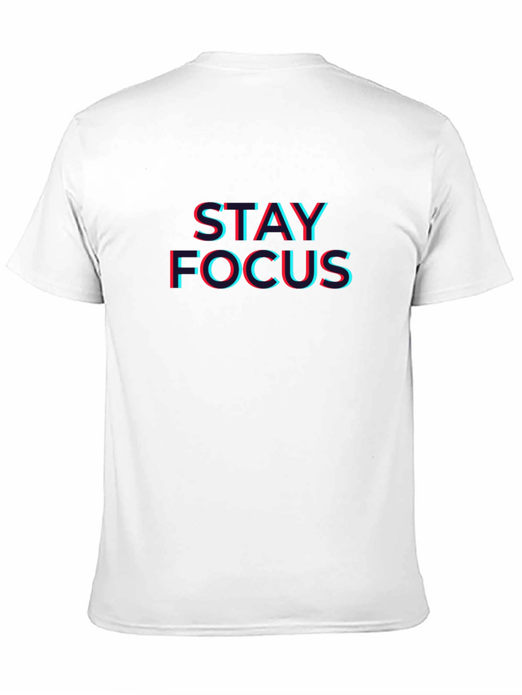 Stay Focus T-Shirt - Trendy 3D Style