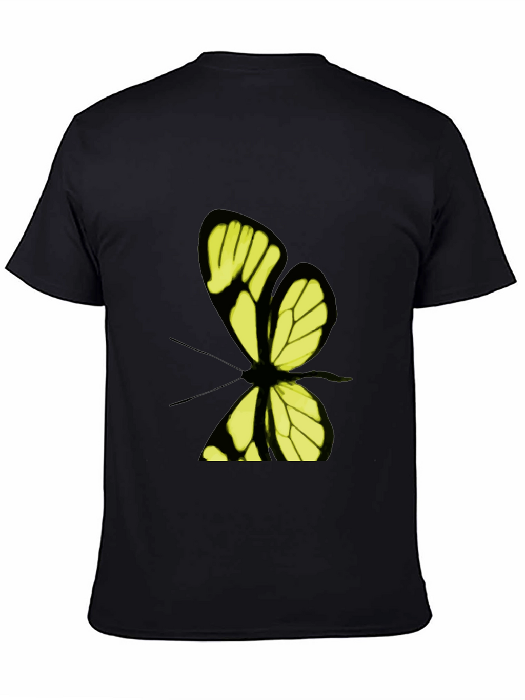 Butterfly Graphic Print T-Shirt - Stylish Casual Wear