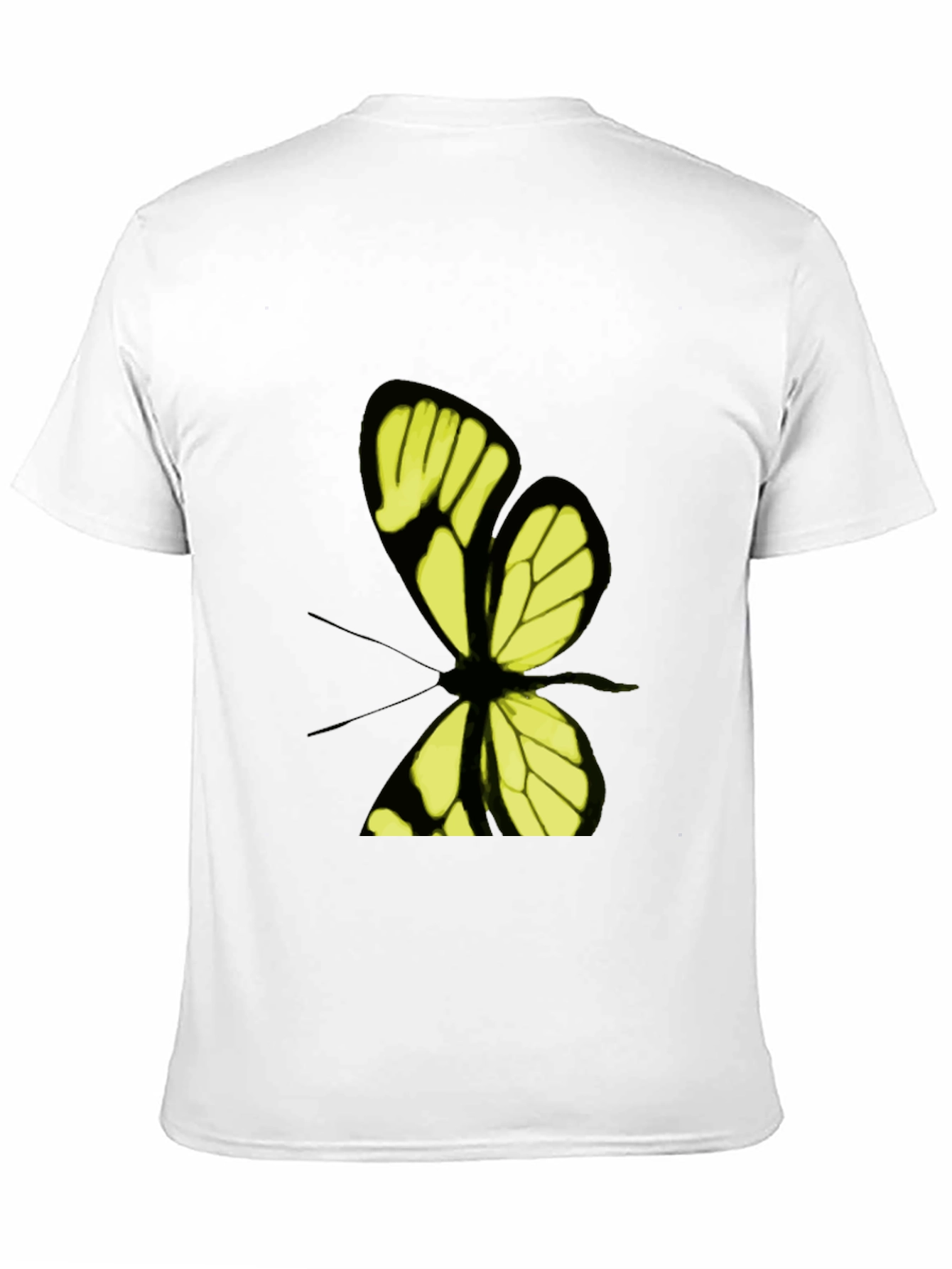 Butterfly Graphic Print T-Shirt - Stylish Casual Wear