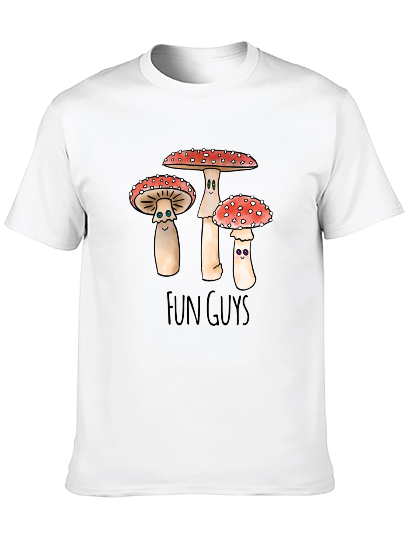 Fun Guys Graphic T-Shirt - Mushroom Humor