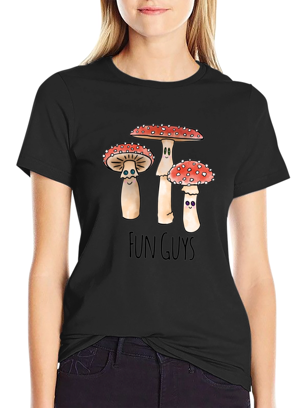 Fun Guys Graphic T-Shirt - Mushroom Humor