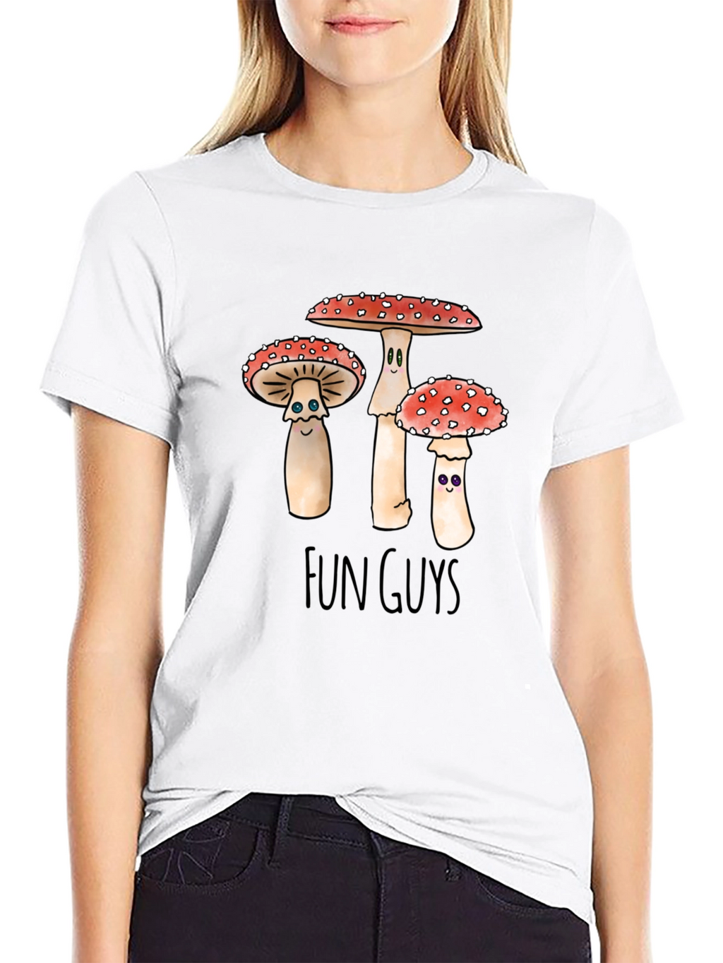Fun Guys Graphic T-Shirt - Mushroom Humor