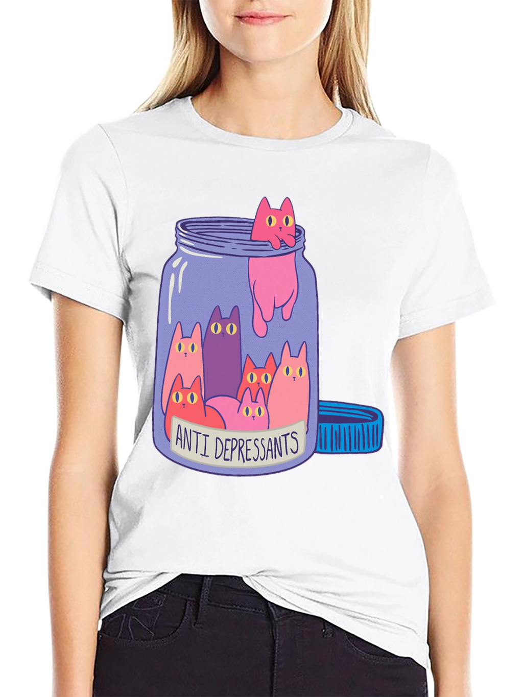 Anti-Depressant Cat T-Shirt