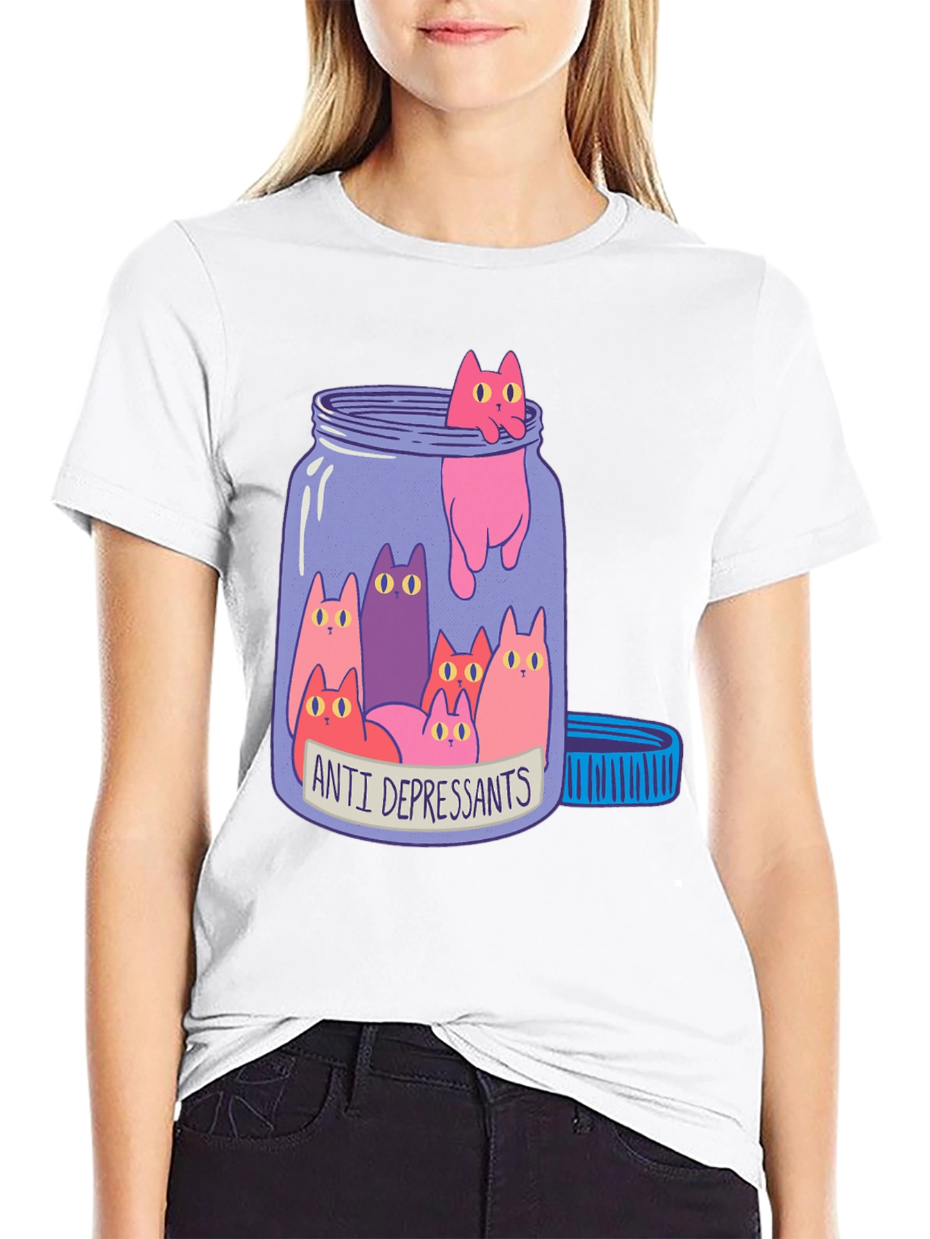 Anti-Depressant Cat T-Shirt